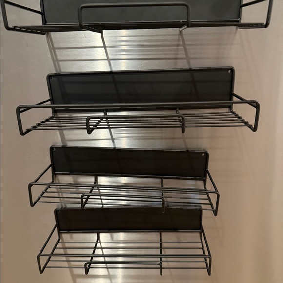 Amazon Black Magnetic Storage Rack - Picture 2 of 5